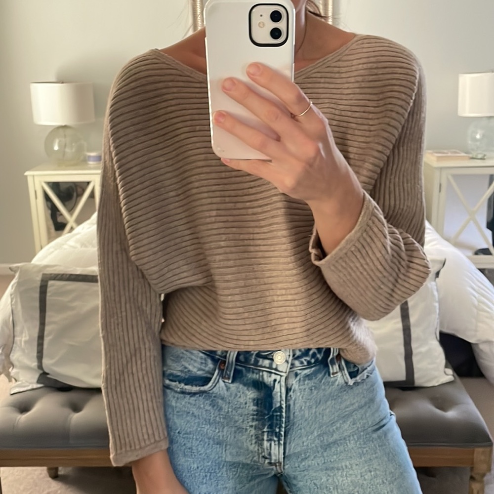 Anthropologie Ribbed Sweater
